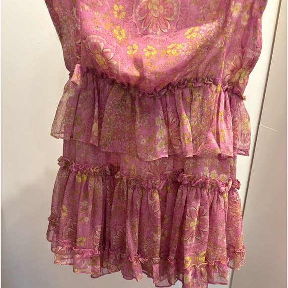 Misa Los Angeles Lilian Ruffled Chiffon Mini Dress - Picture 6 of 7